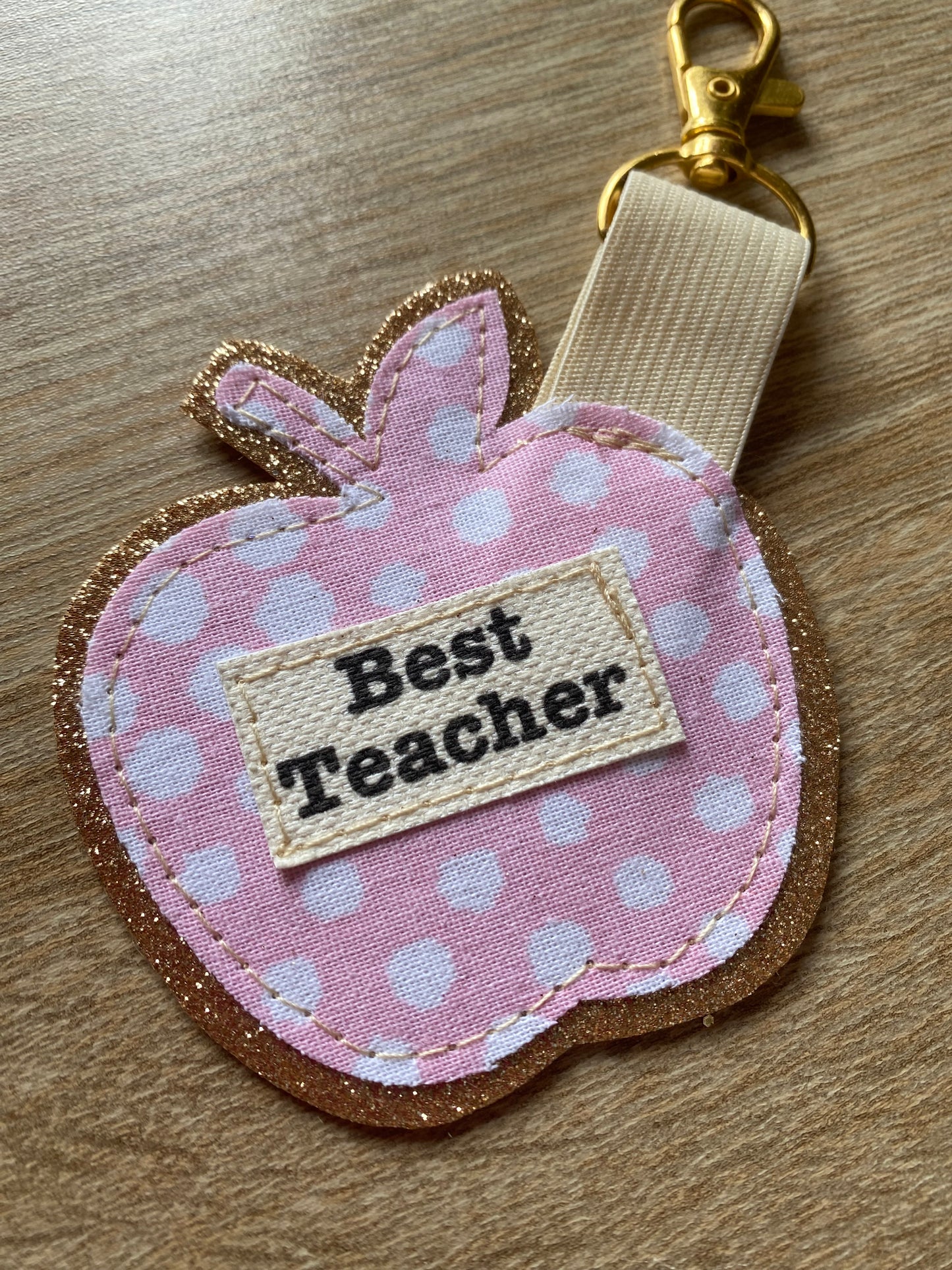 Apple Key Fob Teacher Gift