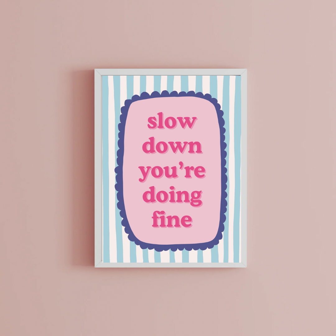 Slow down Print