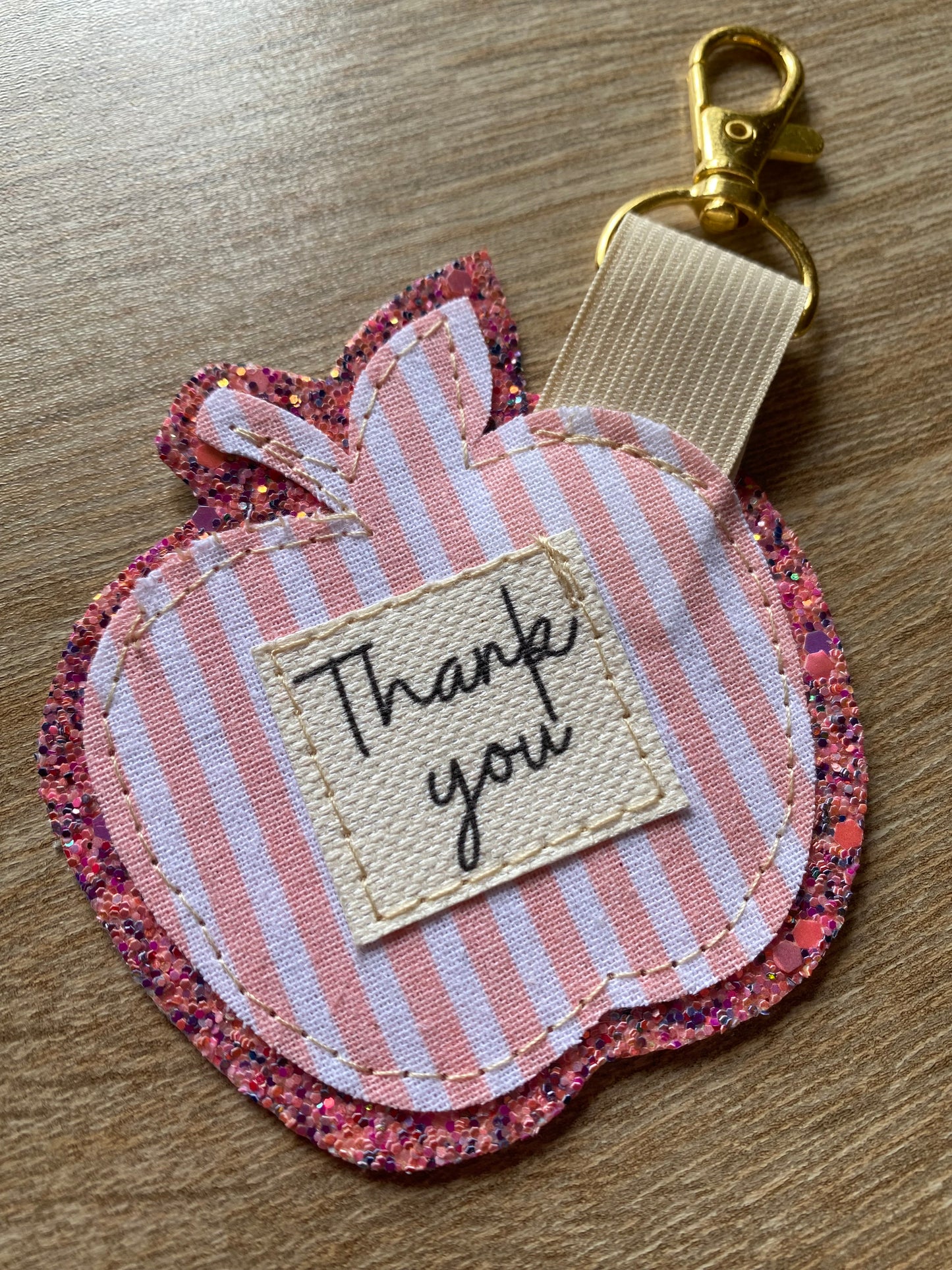 Apple Key Fob Teacher Gift