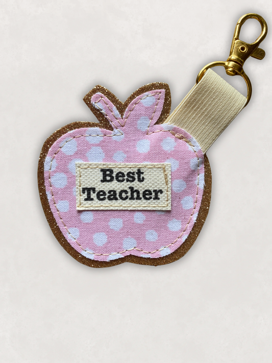 Apple Key Fob Teacher Gift