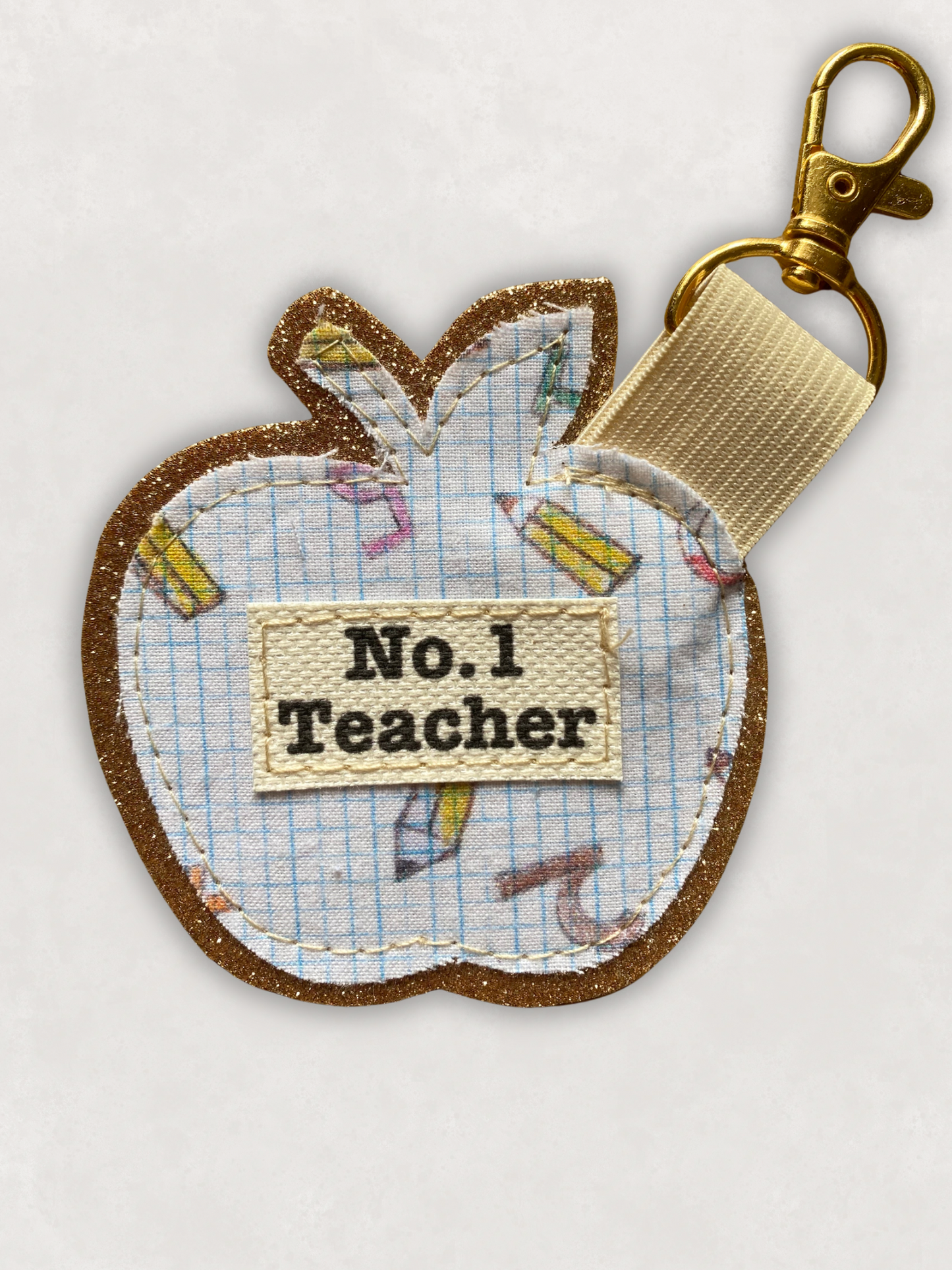 Apple Key Fob Teacher Gift