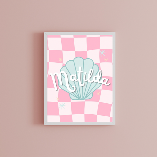 Personalised shell Print