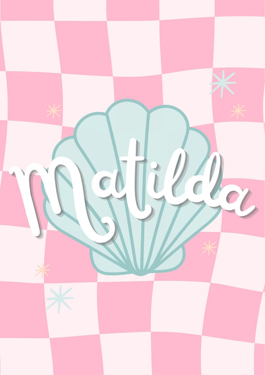 Personalised shell Print