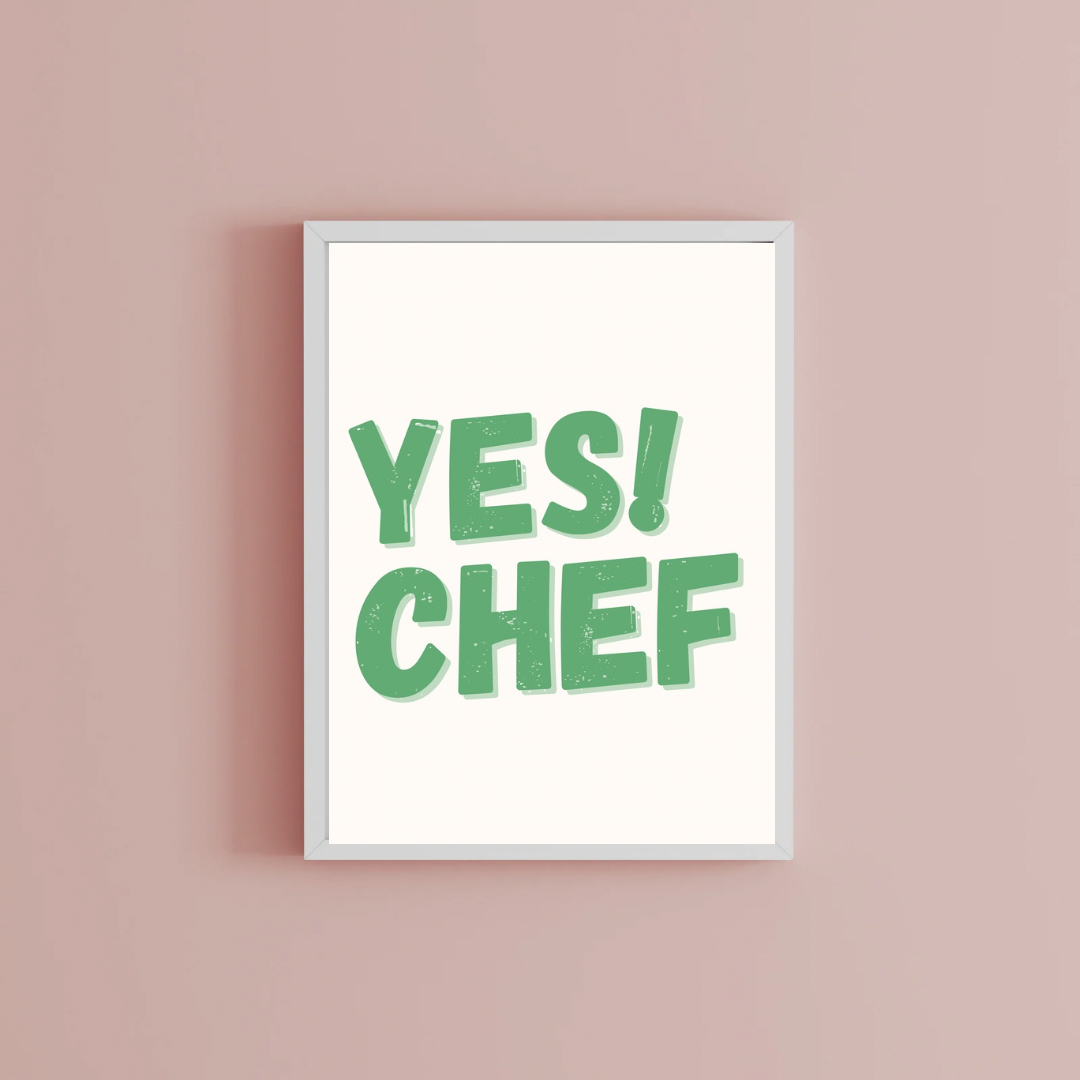 Yes! Chef Print