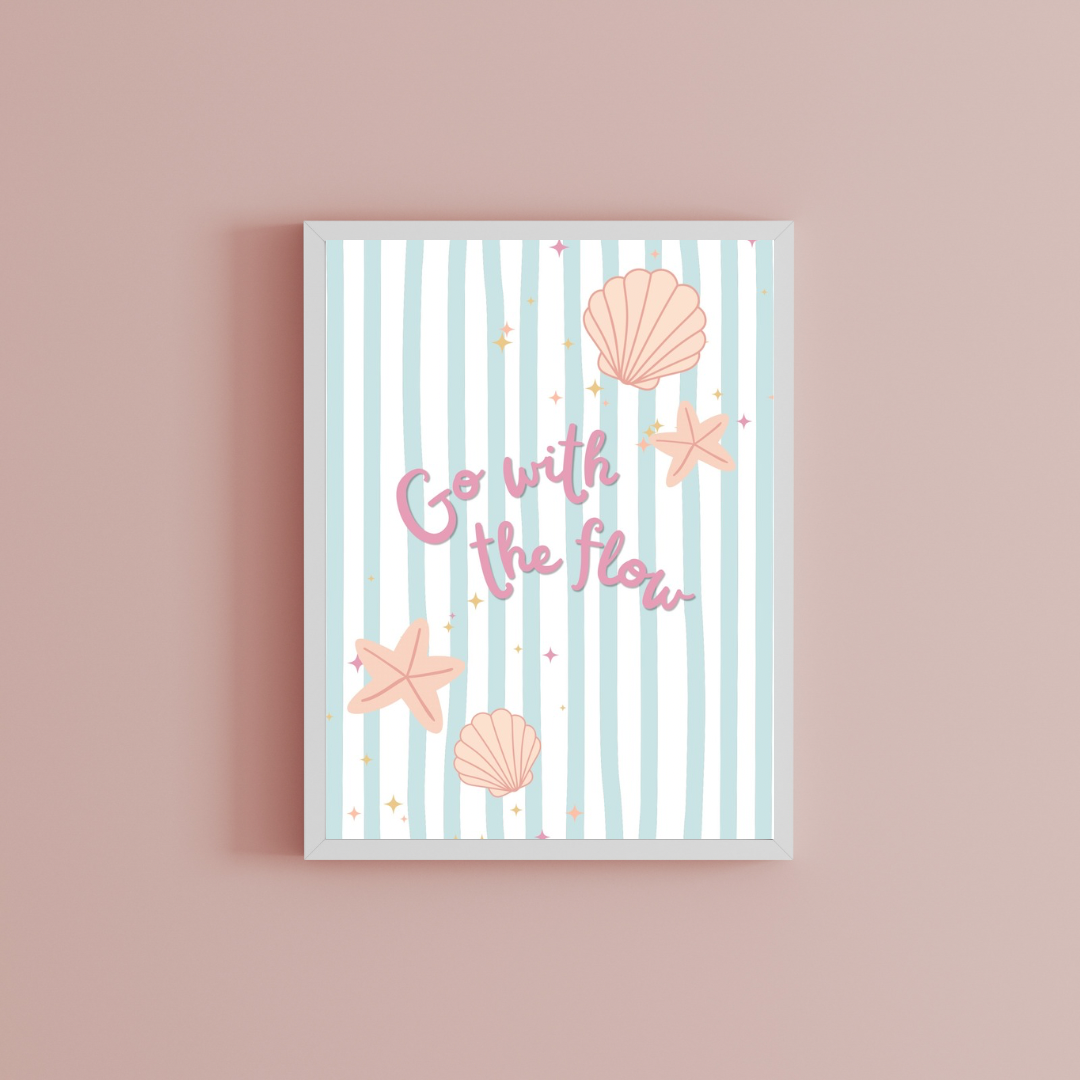 Go with the flow Print