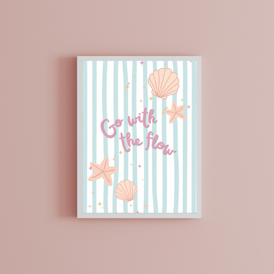 Go with the flow Print