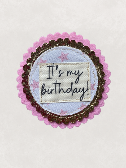 Star Birthday Badge