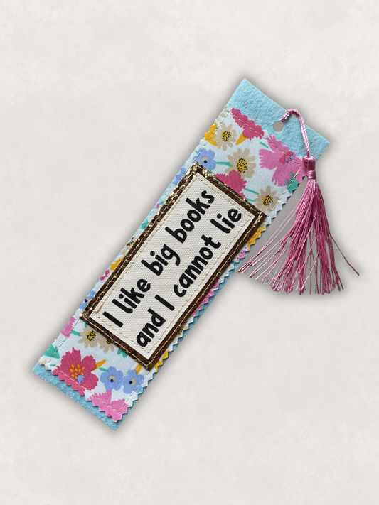 Fabric Bookmark- floral