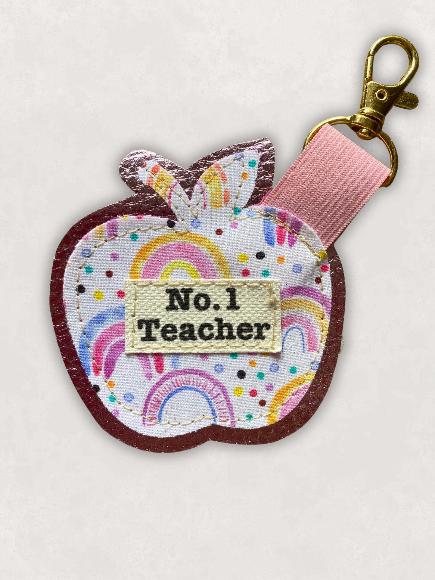 Apple Key Fob Teacher Gift