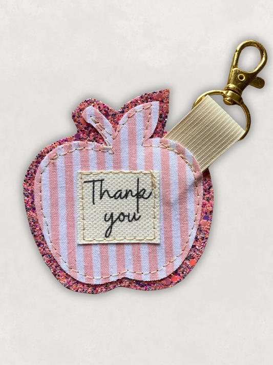 Apple Key Fob Teacher Gift