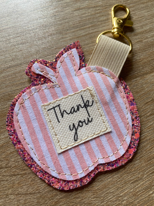 Apple Key Fob Teacher Gift