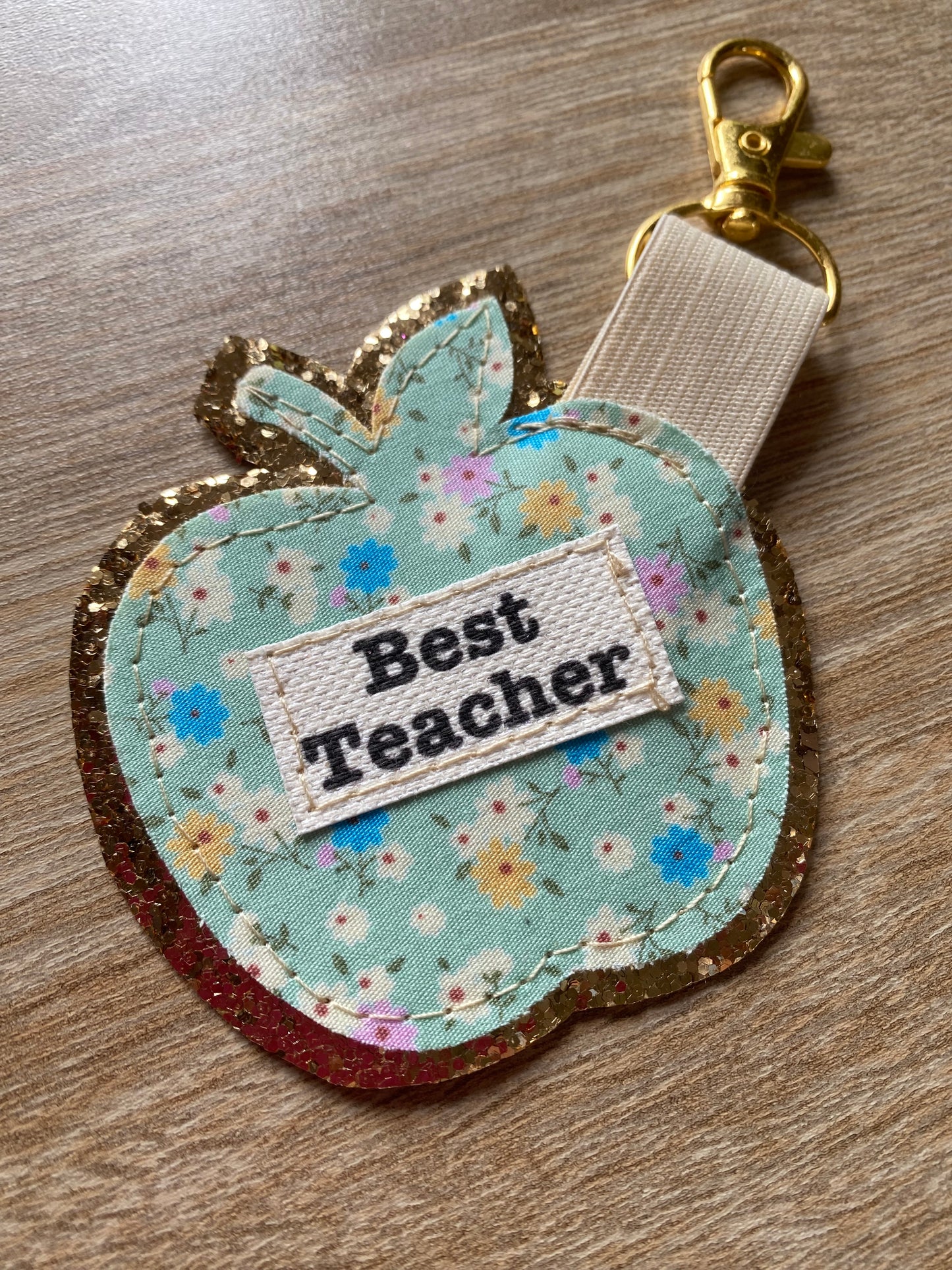 Apple Key Fob Teacher Gift